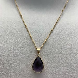 Amethyst February Birthstone Necklace
